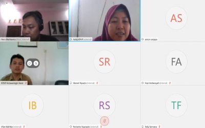 Koordinasi Daring Kegiatan SJB di Kabupaten Kotawaringin Barat oleh Tim SJB, Kehati, dan KPHP Kotawaringin Barat