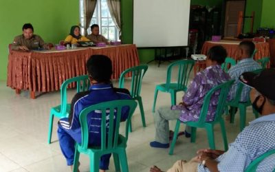 Penyuluhan Petani Strategi Jangka Benah di Desa Karang Sari dan Persiapan pembangunan bantuan KBD dari BPDASHL Kahayan di Karang Sari