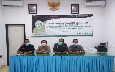Peningkatan Kualitas SDM melalui Sekolah Jangka Benah Bersama KPHP Tebo Timur Wilayah X, Tim Strategi Jangka Benah Fakultas Kehutanan UGM, dan KEHATI