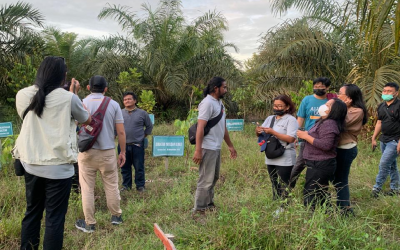 Kunjungan Solidaridad ke Lahan Demplot Strategi Jangka Benah di Parenggean, Kotawaringin Timur, Kalimantan Tengah
