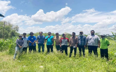 Kunjungan Tim Peneliti SPOSI ke Demplot Jangka Benah Desa Karangsari