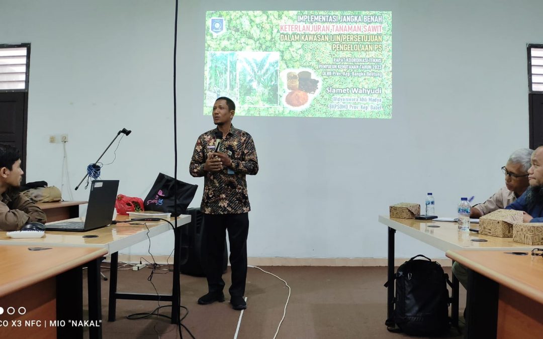 Sosialisasi Penyuluh Kehutanan Provinsi Bangka Belitung Dalam Implementasi Strategi Jangka Benah