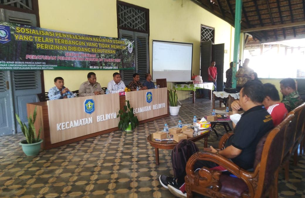 Sosialisasi Jangka Benah Keterlanjuran Kebun Sawit Rakyat di Provinsi Kepulauan Bangka Belitung
